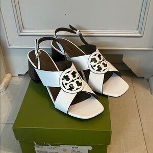 Tory Burch miller mid heel sandals